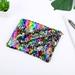 High Quality Glitter Mermaid Sequin Reversible Double Color Zipper Pouch Makeup Bag Pen Bag Cosmetic Storage D