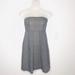 J. Crew Dresses | J. Crew Strapless Polkadot A Line Dress Nwot | Color: Black/White | Size: 4