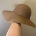 American Eagle Outfitters Accessories | American Eagle Tan Floppy Hat 100% Wool | Color: Tan | Size: Os