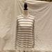 Anthropologie Tops | Anthropologie Long Sleeve Striped Shirt With Layered Look. Never Worn. | Color: Blue/White | Size: M