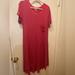 Lularoe Dresses | Lularoe Used Dress Size Large Used | Color: Pink/Purple | Size: L