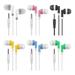 KI-8jcuD Headphones 6Pcs Wired Headphones Cell Phone Music Mp3 Or Mp4 Headphones Color Headphones With Machine Headphones Headphones With Microphone For Computer Run Headphones K2 Gaming Ear Buds Co