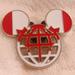 Disney Accessories | Disney Parks Authentic Official Pin Trading Mickey Mouse Canada Pin | Color: Red/White | Size: Osbb