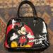 Disney Bags | Disney Store Duffle Bag Mickey Mouse Club Luggage Black | Color: Black/Red | Size: Os