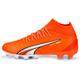 PUMA Herren Fussball-Rasenschuhe ULTRA PRO FG/AG, Größe 47 in ULTRA ORANGE-PUMA WHITE-BLUE G