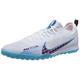 NIKE Herren Mercurial Zoom Vapor 15 Pro TF Sneaker, Weiß/baltischblau-rosa Explosion, 39 EU