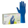 Bericah, Sensi Top High Risk Handschuhe aus Latex, puderfrei, Größe L, 100 Stück