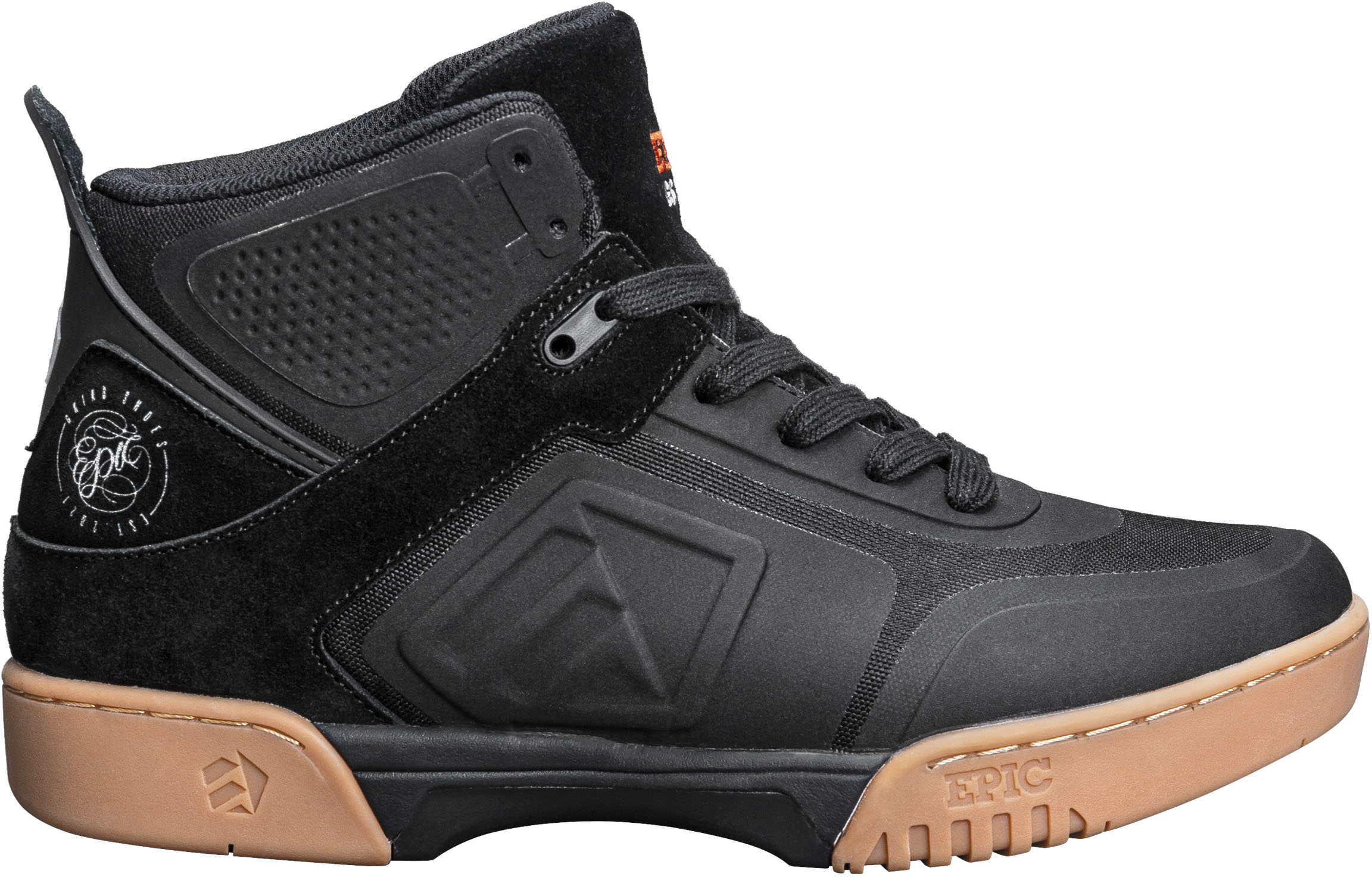 Gleitschuh EPIC GRINDSHOES "Stomper/Storm" Gr. 39, braun (schwarz, braun, weiß), Inlineskates_Rollschuhe, 39 (bis ), Leder, Nylon