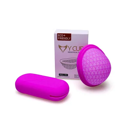 Disque Menstruel Réutilisable pour Femme avec Queue Coupe en Silicone Stérilisante Extra-Mince