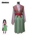 Aboutcos Hunter Anime Cosplay Costume pour hommes et femmes veste manteau ceinture jupe nœud