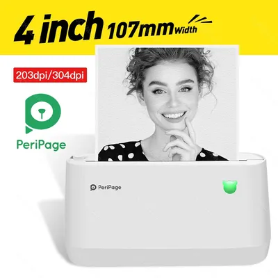 PeriPage-Mini imprimante thermique de poche A9(s) Max 107mm Bluetooth pour téléphone Android et