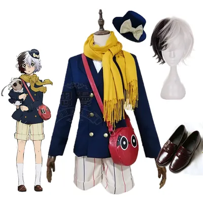 Costume de cosplay de chiens errants Anime Bungou YumJosé Kyusaku chapeau jouet beurre sac à dos