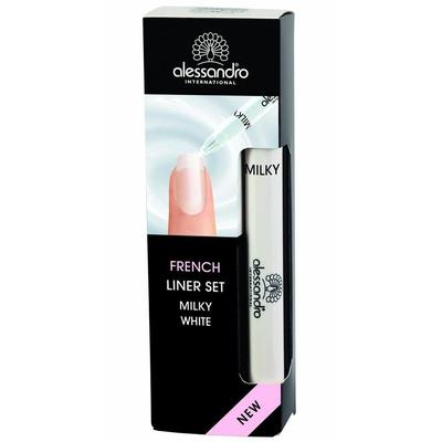 Alessandro French Beauty Liner Set Kunstnägel Milky Wihte