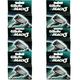 6 Packs Of Gillette Mach3 Razor Blade Refill Cartridges for Mach 3 - 4 Count (Total 24 Count)
