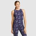 Eddie Bauer Women's Movement Lux Tank - Print - Indigo Blue - Size XL