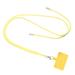 Detachable Case Straps Adjustable Phone Safety Tether Crossbody Patch Nylon Strap Phone Lanyard Neck Cord YELLOW