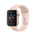 Restored Apple Watch Series 5 40MM GPS + Cellular Stainless Steel Gold Pink Sport Band (Refurbished)