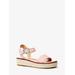 Michael Kors Richie Logo Platform Espadrille Sandal Pink 8