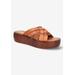 Extra Wide Width Women's Ned-Italy Sandals by Bella Vita in Whiskey Leather (Size 10 WW)