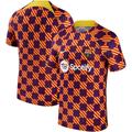 Men's Nike Yellow Barcelona 2023/24 Pre-Match Performance Top