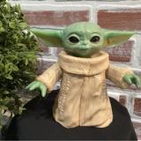 Disney Toys | Disney Star Wars Baby Yoda Mandalorian Grogu - Action Figure - Excellent | Color: Green/Tan | Size: Osb