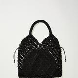 Lucky Brand Rope Macrame Market Tote - Women's Accessories Bags Handbags Totes in Black