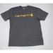 Carhartt Shirts | Carhartt Shirt Gray Logo T-Shirt Men's Size M | Color: Gray/Yellow | Size: M