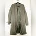 Zara Jackets & Coats | Long Zara Bomber Jacket | Color: Green | Size: S