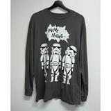 Disney Shirts | Disney Parks Star Wars Stormtroopers Long Sleeve T-Shirt Mens Size Xl Gray Tee | Color: Gray/White | Size: Xl