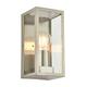 ENDON 53803 Oxford Brushed Stainless Steel Outdoor IP44 Wall Lantern