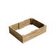 Gro Garden Products Wooden Raised Garden Bed - 90cm L x 120cm W x 30cm H Large Wooden Planters for Vegetables, Herbs, or Flowers - Garden Trough Planter - Planter Box with FSC Tanalised Timber