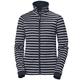 Helly Hansen Women's W Crew Fleece Jacket, 598 Navy Stripe, XL UK