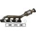 2012-2015 Nissan NV2500 Front Left Exhaust Manifold with Integrated Catalytic Converter - API