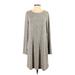 Gap Casual Dress - Shift: Gold Marled Dresses - Women's Size Medium