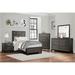 Latitude Run® Wood Platform Bedroom Set 4 Piece: Bed, Dresser, Mirror, Nightstand Wood in Brown | 52 H x 58.25 W x 79 D in | Wayfair