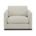 Armchair - Joss & Main Bobbi 41" Wide Upholstered Armchair Wood/Fabric in Brown | 32 H x 41 W x 40 D in | Wayfair 21B870CF92804B66A310510E250870B4