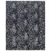 Black/Gray 144 x 108 x 1 in Area Rug - Everly Quinn Buchannan Animal Print Hand-Knotted Area Rug in Black/White/Gray /Wool | Wayfair