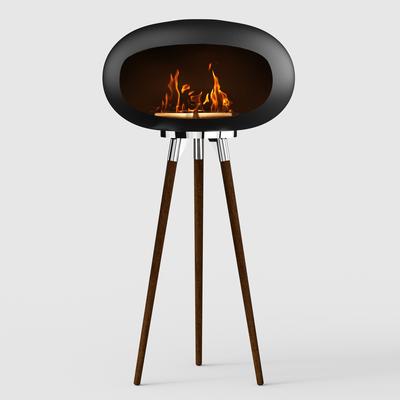 44" Ethanol Fireplace with Tripod Legs