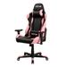 Height Adjustable Ergonomic High Back Racer Style PC Gaming Chair with Removable Head Rest Pillow and Lumbar Cushion