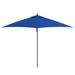 Astella 132 Pacific Blue Solid Print Hexagon Market Patio Umbrella