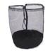 1Pc Black Mesh Drawstring Bag For Ourdoor Sports Ball Equipment H6Q5