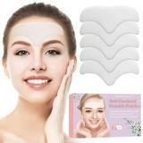 Forehead Wrinkle Patches Anti-Wrinkle Pads Facial Wrinkle Patches Forehead Patches for Wrinkles Anti Face Wrinkle Pads Overnight Smoothing Forehead Wrinkle Resistant Masks Pads for Men and Women 5Pcs