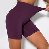 Biker Shorts for Women High Waist Letsfit 8 Yoga Workout Running Gym Compression Exercise Spandex Bike Shorts Side Pockets