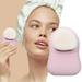 ZHIYU Silicone Facial Cleansing Brush Facial Cleansing Brush Handheld Facial Cleansing Brush For Pore Cleansing Gentle Exfoliation Blackhead Removal Blue And Pink