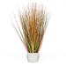 Bornbridge Artificial Potted Gold Grass Plant (White Planter)