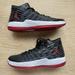 Nike Shoes | New Nike Jordan Melo M13 Bred Black White Red Anthracite Sz 11 (881562 002) | Color: Black/Red/White | Size: 11