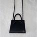 Nine West Bags | Nine West Black Mini Satin Evening Tote Purse Crossbody Elegant Size Small | Color: Black | Size: Os