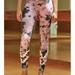 Anthropologie Pants & Jumpsuits | Anthropologie Electric & Rose Sunset Pink And Black Tie Dye Leggings | Color: Black/Pink | Size: S