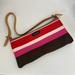Kate Spade Bags | Kate Spade | Striped Shoulder Bag - Pink & Red Striped Canvas Bag | Color: Pink/Red | Size: Os