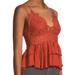 Free People Tops | 19. People Adella Cami Winding Roads. | Color: Brown/Orange | Size: Various